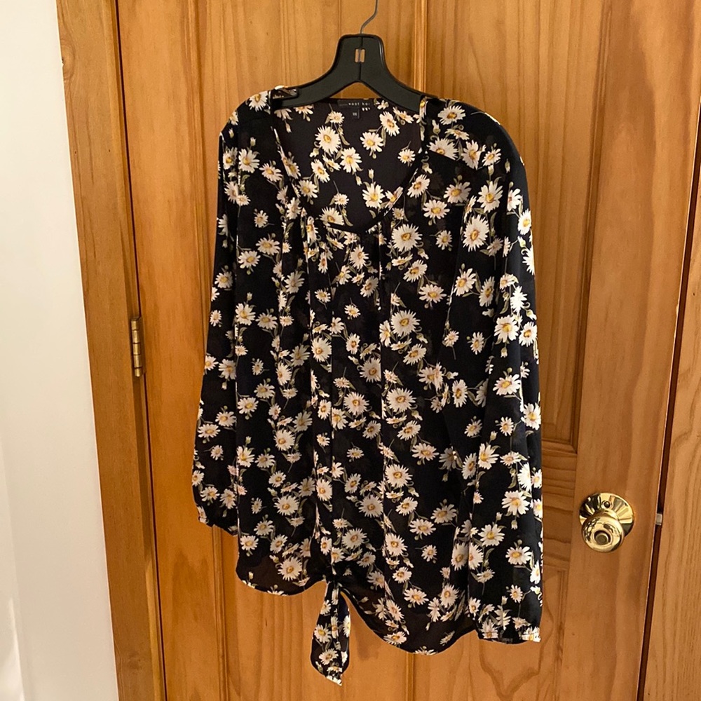 XXL floral blouse